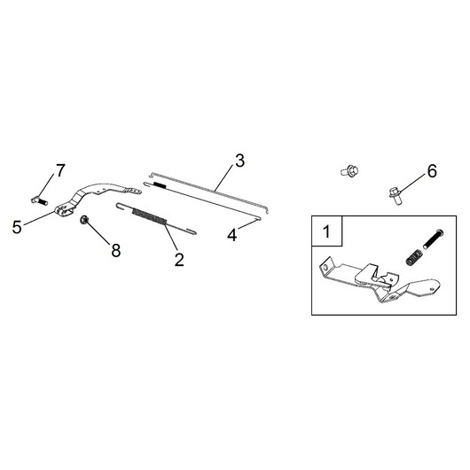 Рычаг регулировки оборотов Champion GG3301 после 2019г.